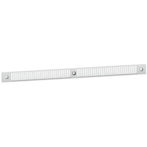 Grille de façade aluminium plastique blanc 9010 GPVM pour entrées d'air séries VM et VM-G