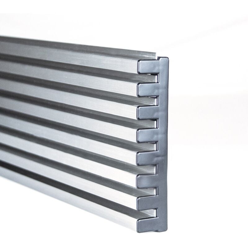 Mengual - Grille de ventilation du four M-90 en acier inoxydable mat