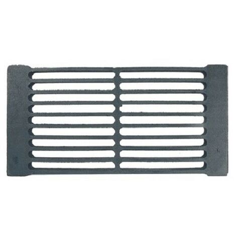 Grille de foyer en fonte 405 x 210 mm – Apport d'air primaire et évacuation des cendres – Pour poêles et cheminées – Pisla