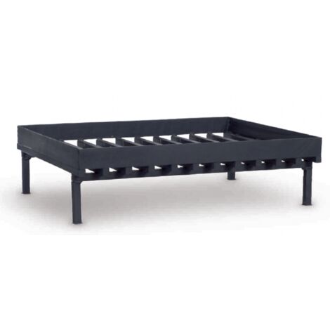 Grille de foyer en fonte 52x42x15 cm