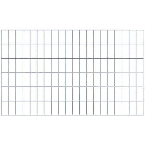 Grille de Gabion à l’unité - Dimensions: 100 cm x 60 cm - mailles de 5 x 10 cm - Made in Germany
