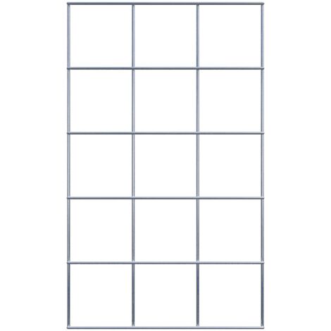 Grille de Gabion à l’unité - Dimensions: 30 cm x 50 cm - mailles de 10 x 10 cm - Made in Germany