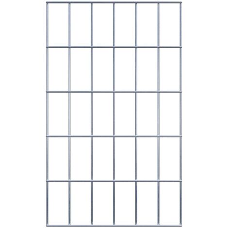 Grille de Gabion à l’unité - Dimensions: 30 cm x 50 cm - mailles de 5 x 10 cm - Made in Germany
