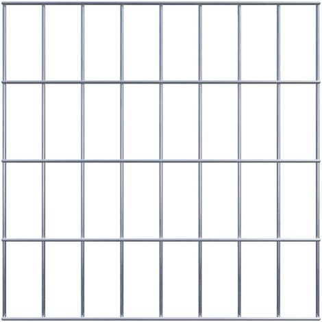 Grille de Gabion à l’unité - Dimensions: 40 cm x 40 cm - mailles de 5 x 10 cm - Made in Germany