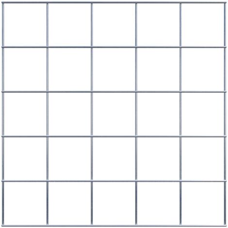 Grille de Gabion à l’unité - Dimensions: 50 cm x 50 cm - mailles 10 x 10 cm - Made in Germany - GabionDeco