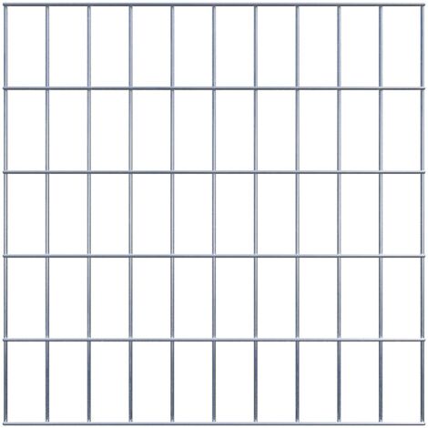 Grille de Gabion à l’unité - Dimensions: 50 cm x 50 cm - mailles de 5 x 10 cm - Made in Germany