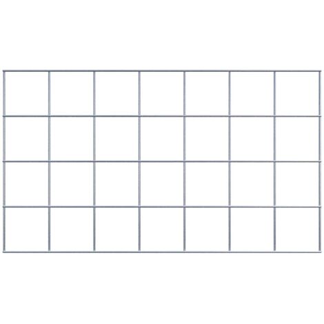 Grille de Gabion à l’unité - Dimensions: 70 cm x 40 cm - mailles de 10 x 10 cm - Made in Germany