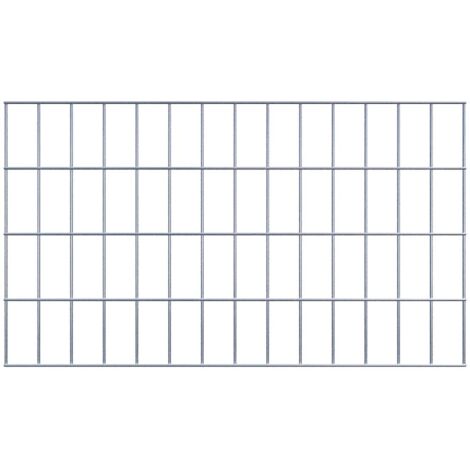 Grille de Gabion à l’unité - Dimensions: 70 cm x 40 cm - mailles de 5 x 10 cm - Made in Germany