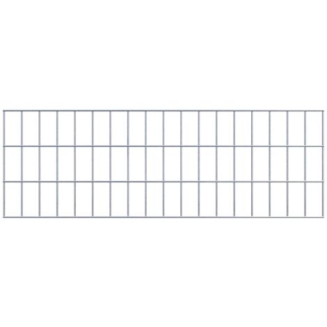Grille de Gabion à l’unité - Dimensions: 90 cm x 30 cm - mailles de 5 x 10 cm - Made in Germany