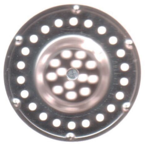 grille de gril en acier inoxydable avec bouton pour drain d&39A vier de cuisine