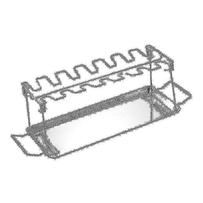 Feiyue - Grille de gril pour ailes de poulet, grille de barbecue pliable, support de rôtissoire pour four, support pour pilons de poulet pour barbecue