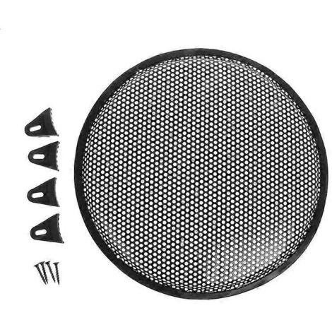 Grille de haut-parleur de subwoofer, vis de fixation pour caisson de basses, compatible SUV et voiture.
