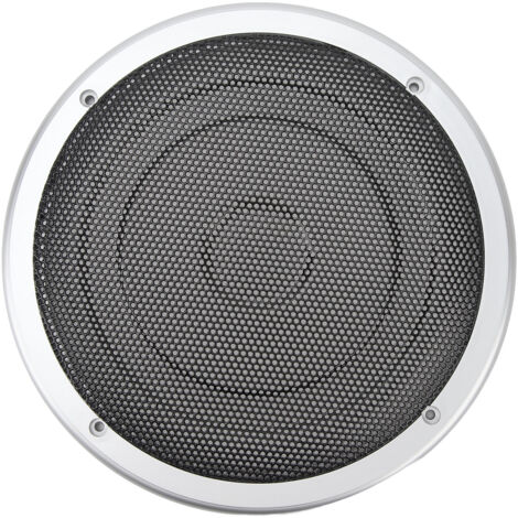 Grille de haut-parleur ronde noire de 8 pouces, protection universelle décorative pour éviter les rayures, pour voiture, camping-car