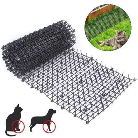 Grille de jardin anti-chats et chiens 200 x 30 cm – Polypropylène durable – Protection extérieure contre animaux indésirables
