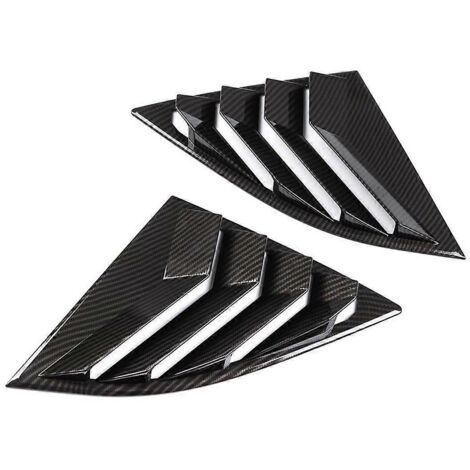 Grille de persienne de lunette arrière pour Audi A90 A91 MK5, motif fibre de carbone