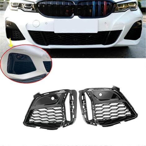 Grille de phare antibrouillard avant pour BMW Série 3 G20 G21 G28 M340I 19-22,B--