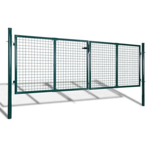Grille de portail/clôture/mur en filet 300x75 cm