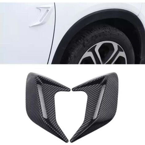Grille de Prise d'air de Voiture 1 Paire Voiture Modified Shark Gill Simulation Air Outlet Côté Ventilateur Hotte Air Entrée Flux