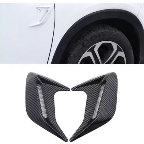 Grille de Prise d'air de Voiture 1 Paire Voiture Modified Shark Gill Simulation Air Outlet Côté Ventilateur Hotte Air Entrée Flux