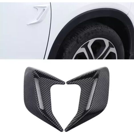 Grille de Prise d'air de Voiture 1 Paire Voiture Modified Shark Gill Simulation Air Outlet Côté Ventilateur Hotte Air Entrée Flux