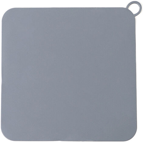 【Grille de protection anti-odeurs pour sol】Bouchon de protection pour canalisations en silicone alimentaire - 12×12cm/14.7×14.7cm/19.7×19.7cm - Blanc/Gris - Paquet de 1