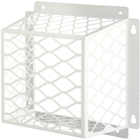Grille de protection anti-oiseaux pour grille de ventilation de sèche-linge, compatible avec la plupart des grilles de ventilation de salle de bain de 3" to 4" , 7"L x7"W x5"H , blanche