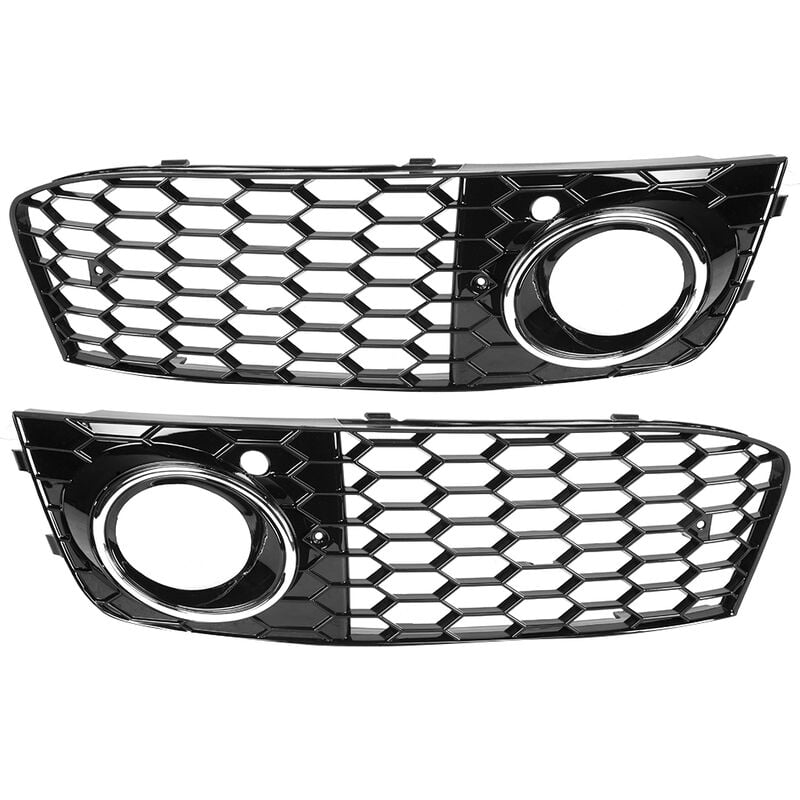 Grille de protection antibrouillard pour Audi A4 B8 2009-2011 (plaque électrolytique) - Jeffergarden