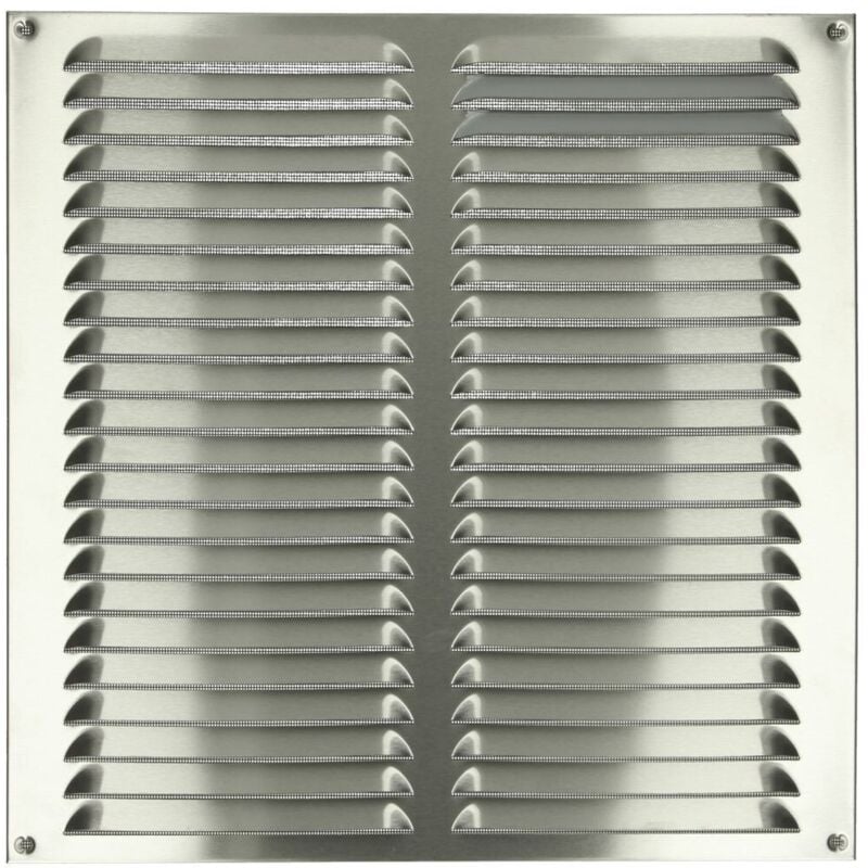 Upmann - Grille d'intempéries inox V2A brossé 400 x 400 mm