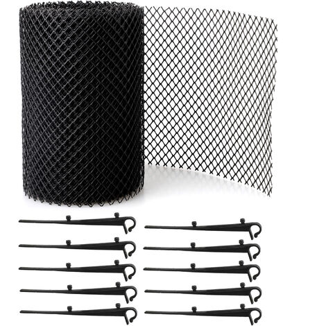 Grille de protection de gouttière 80018CM avec 10 clips