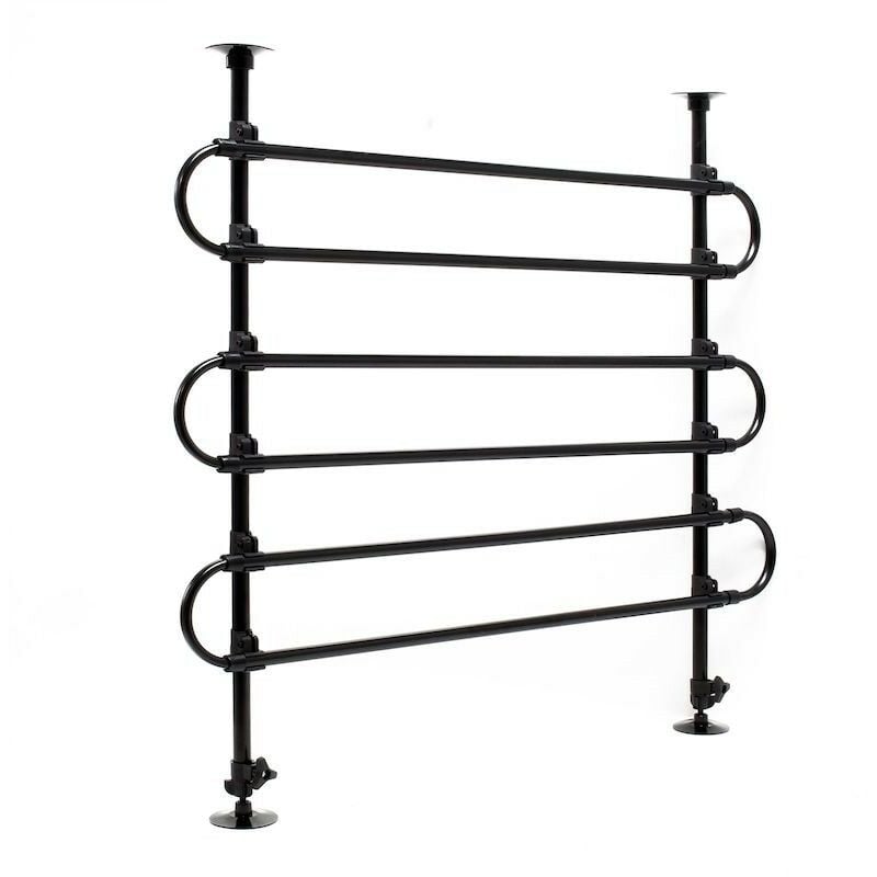 Grille De Protection De Voiture Modèle Large, Pour Chiens, Chiots, Réglable, En Fer - Noir