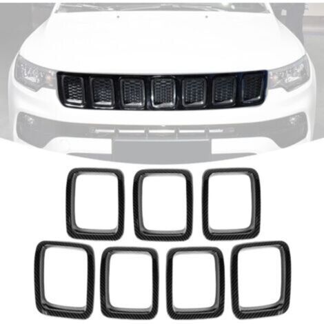 Grille de protection en fibre de carbone pour Jeep Compass MP 2017-2020
