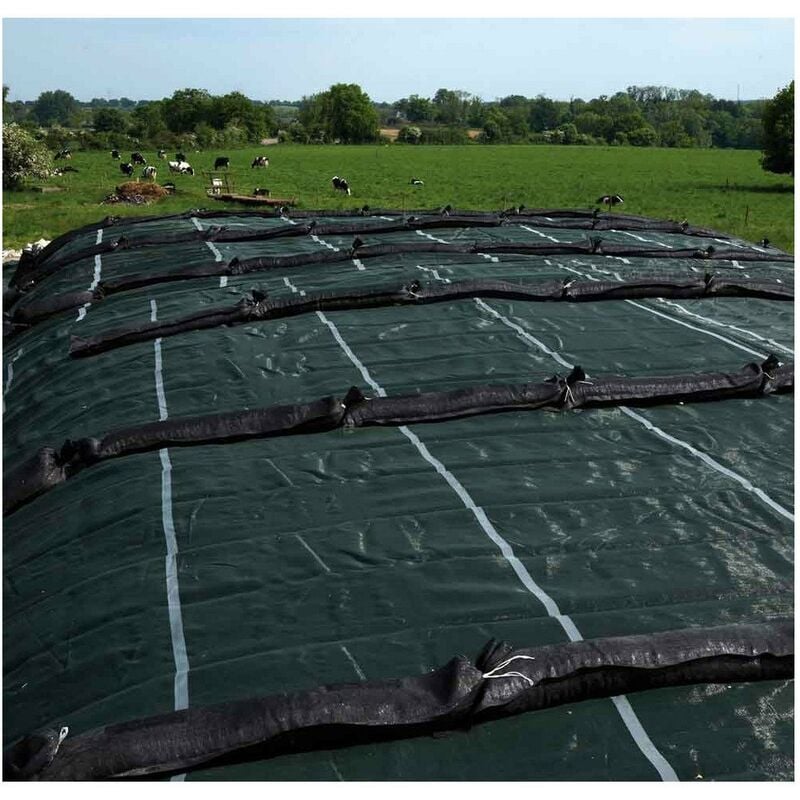 Grille de protection silo verte 12x15 - 220g/m²