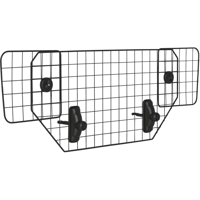 Grille de protection universelle pour chien - PawHut - largeur 90-120 cm - facile à installer la plupart des voitures SUV - noir Grille de protection universelle pour chien - PawHut - largeur 90-120 cm - facile à installer la plupart des voitures SUV - noir