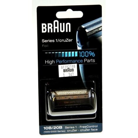 Grille de rasage 10B pour Tondeuse BRAUN 81392188