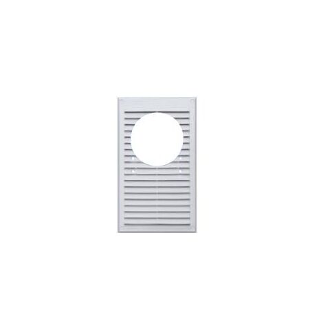 Grille de refroidissement 175 x 295 mm, 100 mm, blanche - KRA 116 BI