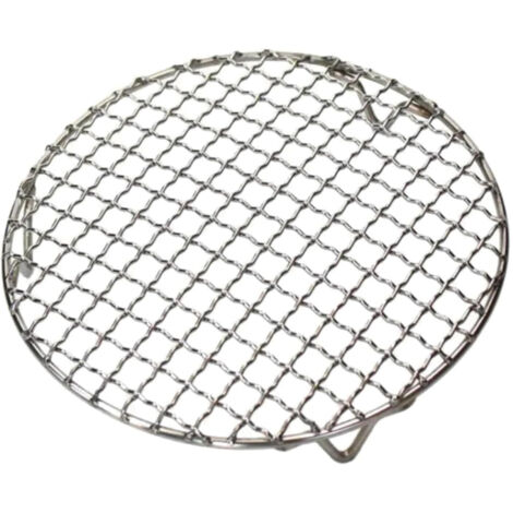 Grille de refroidissement et cuisson ronde en acier inoxydable, 20cm - Pour four à air, autocuiseur, mijoteuse et casserole hollandaise
