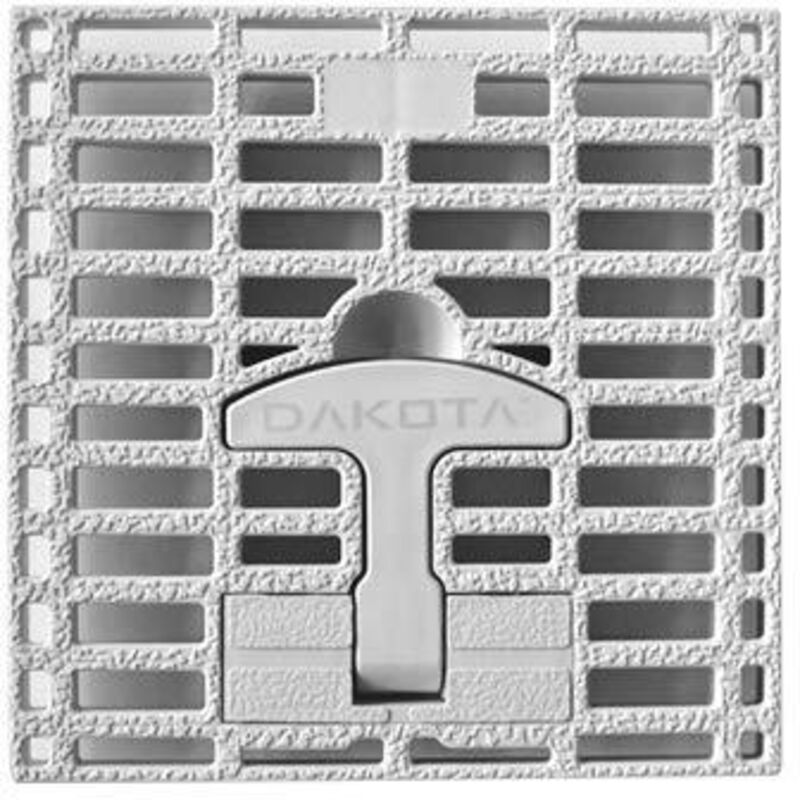 Jardibric - Grille de Regard – Ø18,5 cm – Polypropylène Renforcé – Pour Regard 20 x 20 cm – Évacuation Pluviale