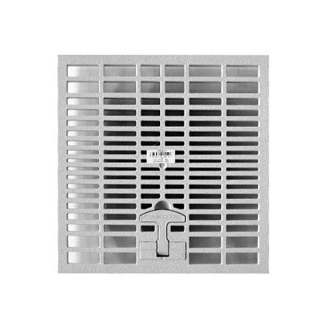 Grille de Regard Jardibric – Ø38 cm – Pour Regard 40 x 40 cm – En Polypropylène Renforcé Gris Haute Qualité