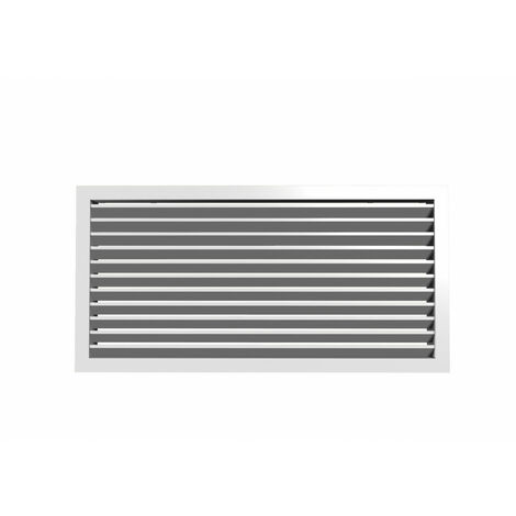 Grille de reprise intérieur, alu blanc, D 400 x 400 mm S&P (UNELVENT) 850927
