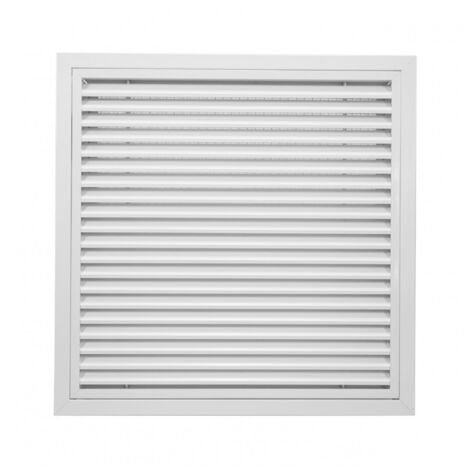 Grille de reprise intérieur avec filtre alu blanc D 600 x 300 mm S&P (UNELVENT) 850951