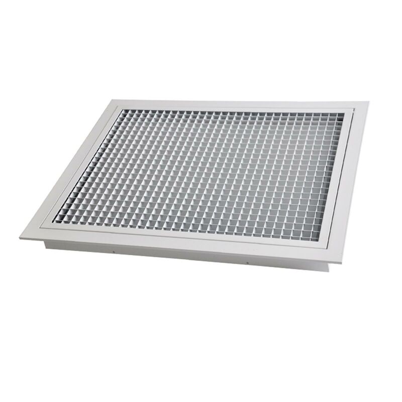 Grille de reprise porte filtre - Grille de reprise porte - filtre aluminium blanc 500 x 400mm