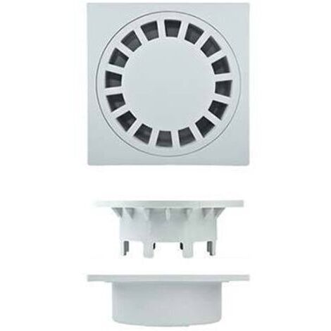 Grille de siphon PVC gris 300mm – Surface antidérapante – Résistant aux UV – Pour cuisine, salle de bains et balcon