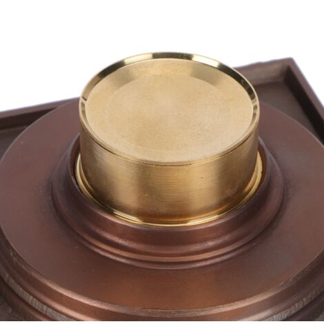 Grille de Sol Pluviale Style Européen en Cuivre Antique 10x10cm avec Filtre Anti-Odours - Drain de Salle de Bain et Douche