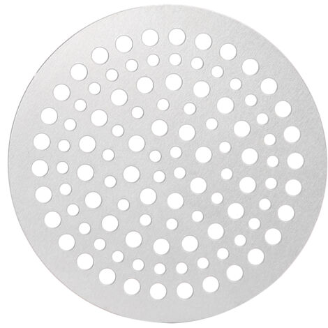 Grille de sol ronde 68mm anti-odeurs avec filtre à cheveux - Couvercle de drain anti-blocage pour salle de bain