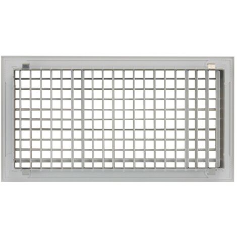 Grille de soufflage double déflexion 300x150mm - Atlantic