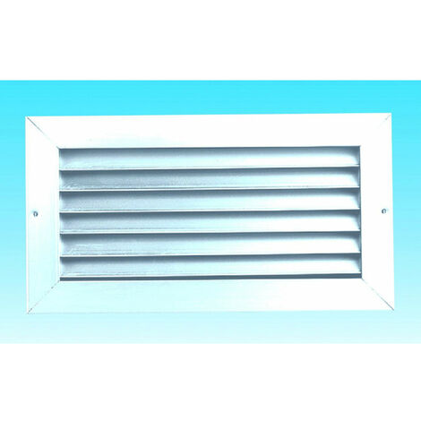Grille de transfert anti-vue, alu, 650 à 1200 m3/h, contre cadre, D400 x 300mm S&P (UNELVENT) 852051