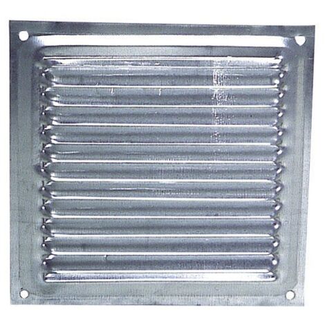 Grille de ventilation à vis 15x15 cm. Aluminium