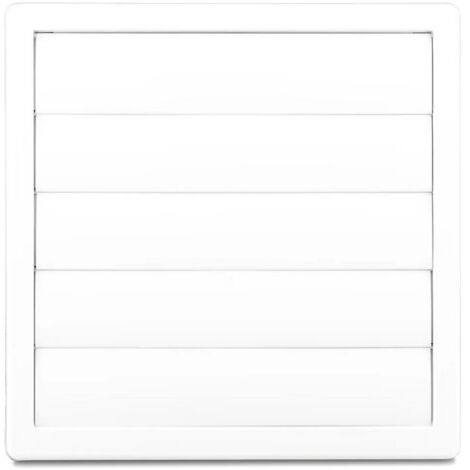 Grille de ventilation à volet gravitaire 170170, FI 100 blanc - RX 02-307