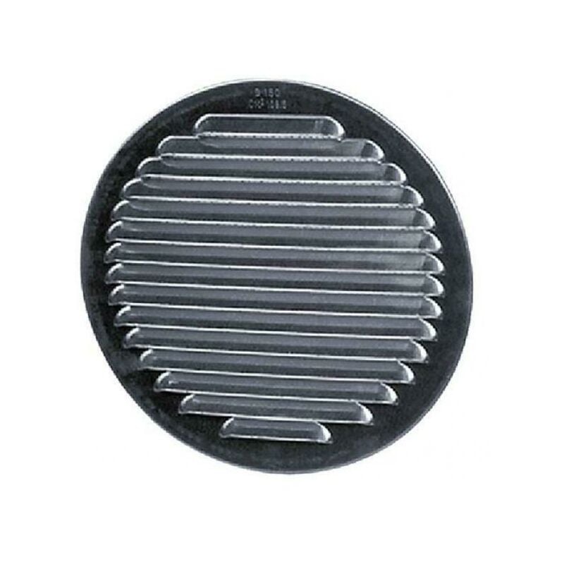 MEG - Grille de ventilation en aluminium de haute qualité d'un diamètre de 12 cm