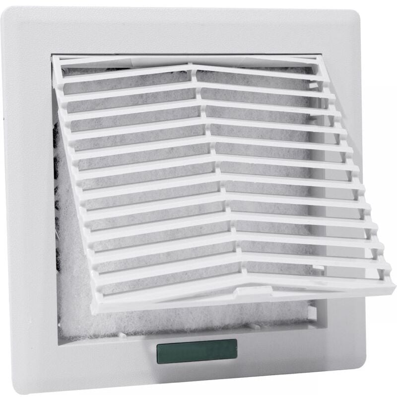 Em Distribution - Grille de ventilation avec filtre amovible 160x160mm IP54 pour coffret/armoire électrique